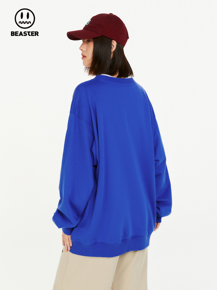 Beaster Man's and Women's Round neck sweatshirt BR L143 Streetwear, B23408W043