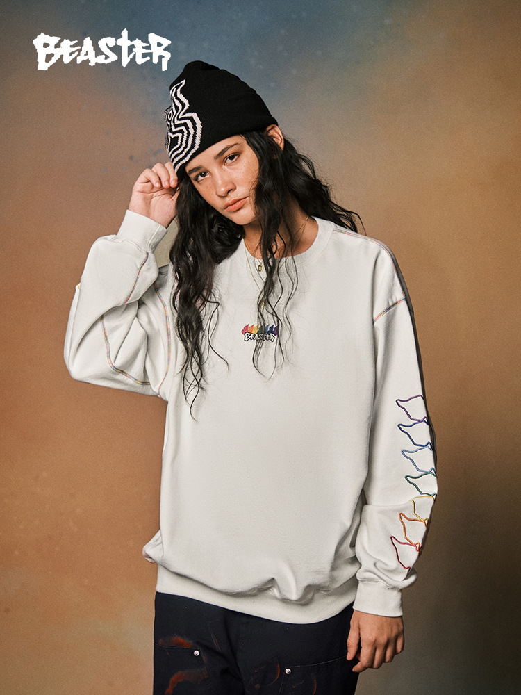Beaster Man's and Women's Round neck sweatshirt BR L147 Streetwear, B34108U223