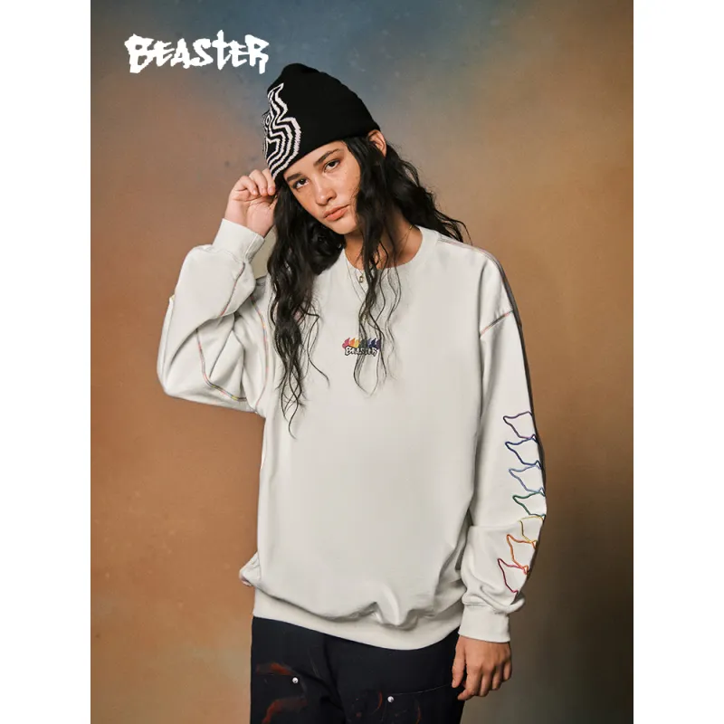 Beaster Man's and Women's Round neck sweatshirt BR L147 Streetwear, B34108U223