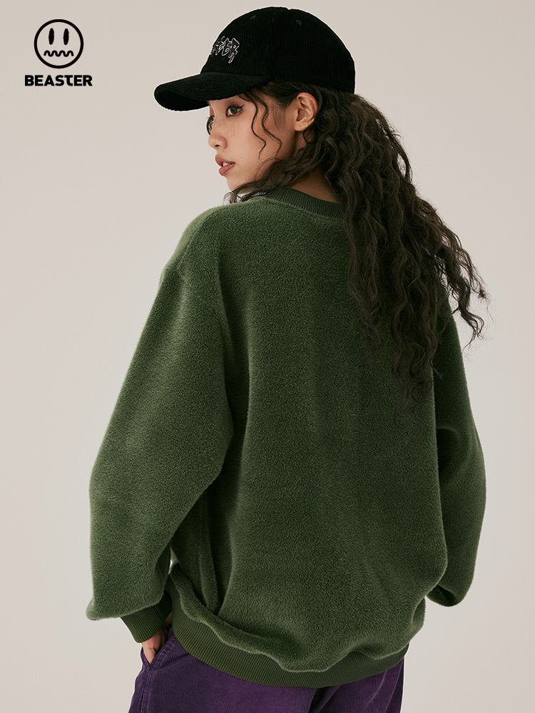 Beaster Man's and Women's Round neck sweatshirt BR L148 Streetwear, B24308X056