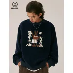 Beaster Man's and Women's Round neck sweatshirt BR L148 Streetwear, B24308X056