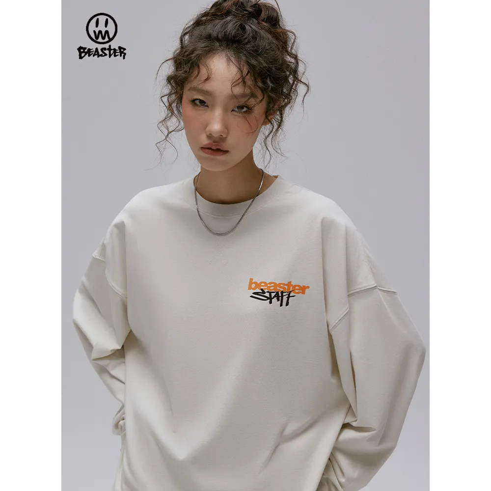 Beaster Man's and Women's Round neck sweatshirt BR L152 Streetwear, B31302A120-1