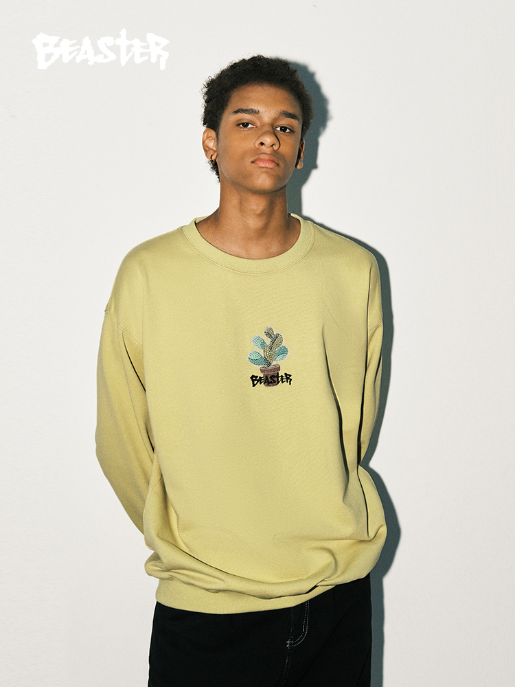 Beaster Man's and Women's Round neck sweatshirt BR L157 Streetwear, B34108W256