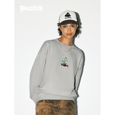 Beaster Man's and Women's Round neck sweatshirt BR L157 Streetwear, B34108W256 01