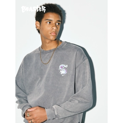 Beaster Man's and Women's Round neck sweatshirt BR L160 Streetwear, B33308L223 01