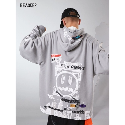 Beaster Man's and Women's Round neck sweatshirt BR L161 Streetwear, B041091332 02