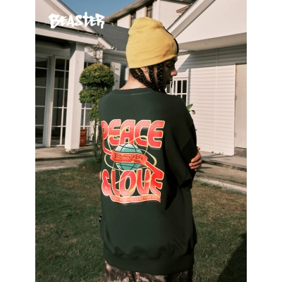 Beaster Man's and Women's Round neck sweatshirt BR L166 Streetwear, B34408A278 02