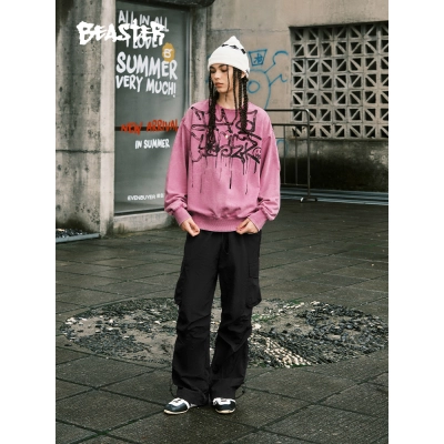 Beaster Man's and Women's Round neck sweatshirt BR L175 Streetwear, B34508L241 01