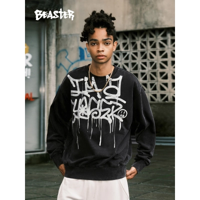 Beaster Man's and Women's Round neck sweatshirt BR L175 Streetwear, B34508L241 02
