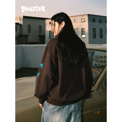 Beaster Man's and Women's Round neck sweatshirt BR L180 Streetwear, B34208P245 02
