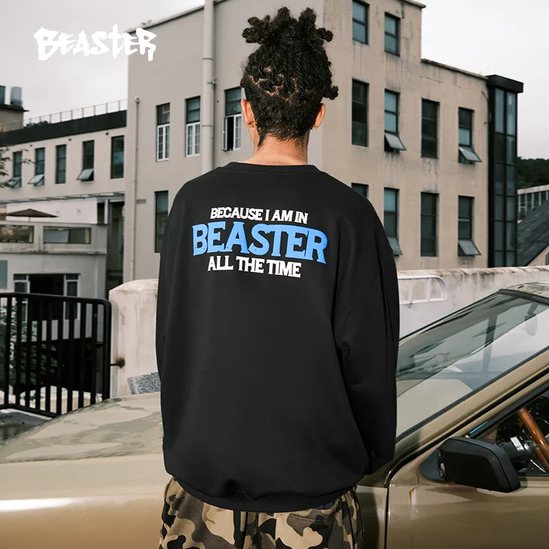 Beaster Man's and Women's Round neck sweatshirt BR L195 Streetwear, B34508B241