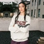 Beaster Man's and Women's Round neck sweatshirt BR L195 Streetwear, B34508B241