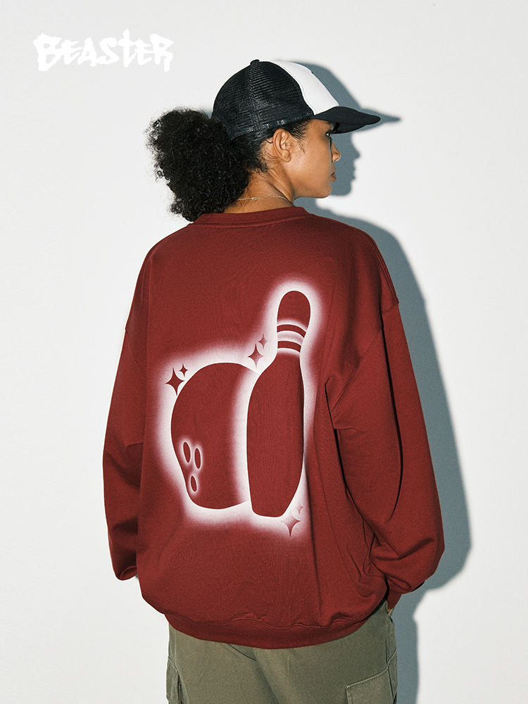 Beaster Man's and Women's Round neck sweatshirt BR L208 Streetwear, B34108C219-186413