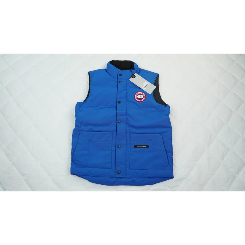 CANADA GOOSE Blue vest down jacket