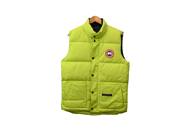 CANADA GOOSE Fluorescent Green vest down jacket