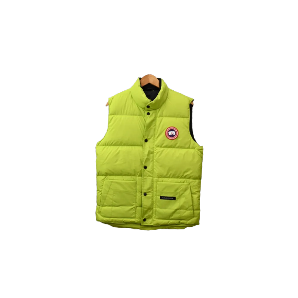 CANADA GOOSE Fluorescent Green vest down jacket