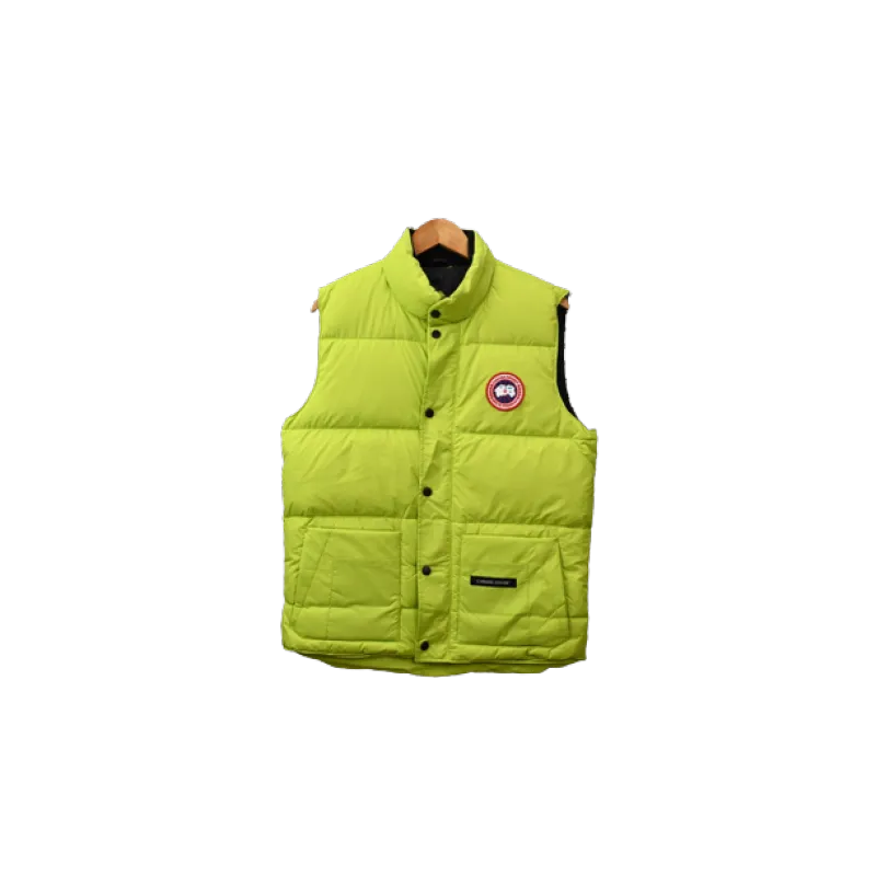 PKGoden CANADA GOOSE Fluorescent Green vest down jacket