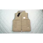 CANADA GOOSE Khaki vest down jacket