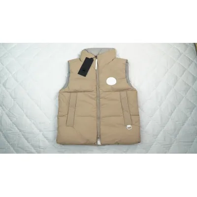 CANADA GOOSE Khaki vest down jacket 01