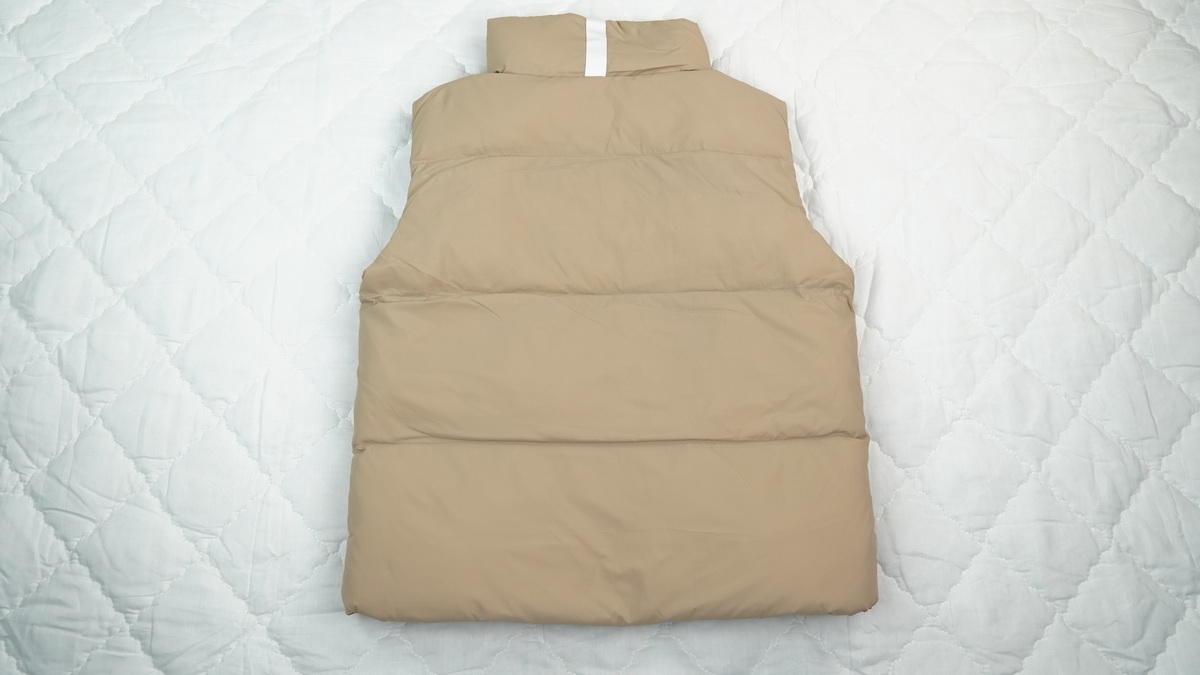 CANADA GOOSE Khaki vest down jacket