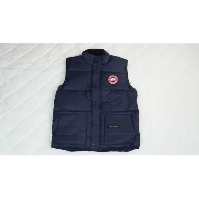 CANADA GOOSE Navy Blue vest down jacket 01