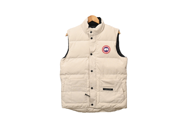 CANADA GOOSE Off White vest down jacket