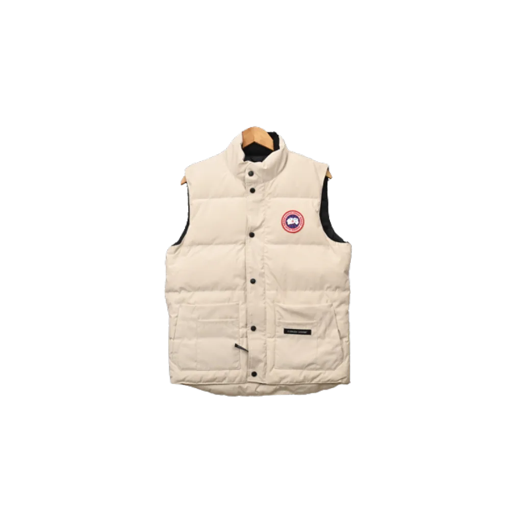 PKGoden CANADA GOOSE Off White vest down jacket