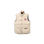 CANADA GOOSE Off White vest down jacket