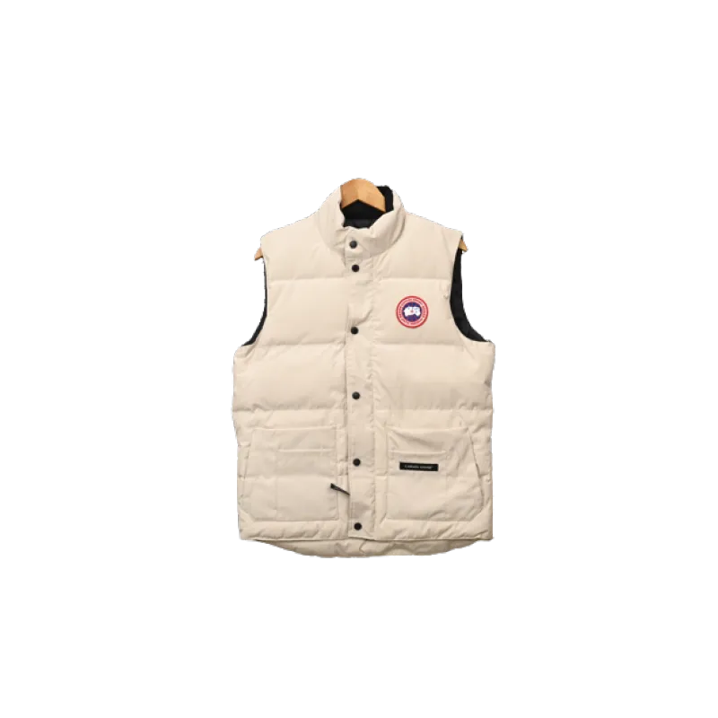 CANADA GOOSE Off White vest down jacket