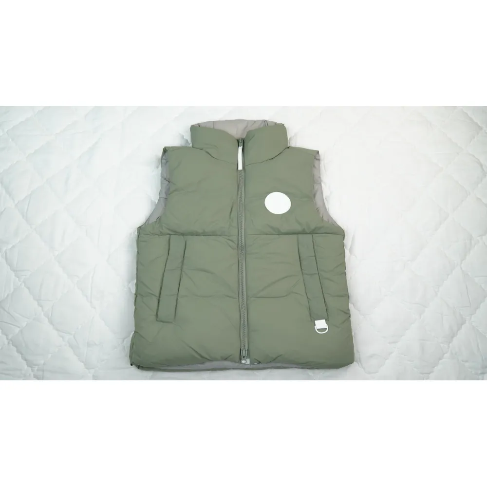 CANADA GOOSE Olive Green vest down jacket