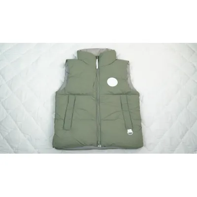 CANADA GOOSE Olive Green vest down jacket 01