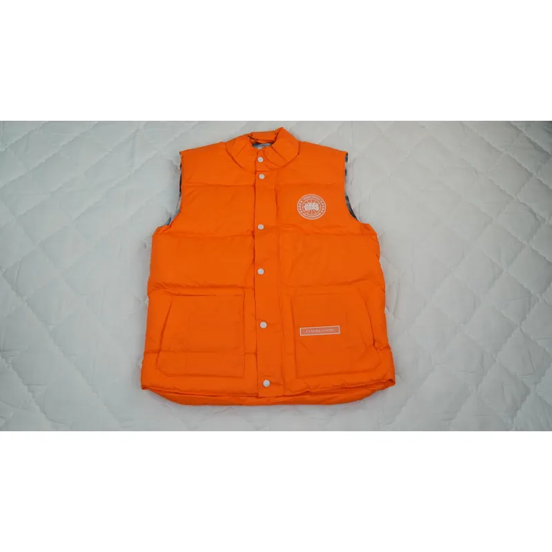 CANADA GOOSE Orange vest down jacket