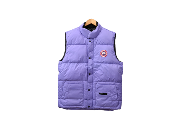 CANADA GOOSE Purple vest down jacket