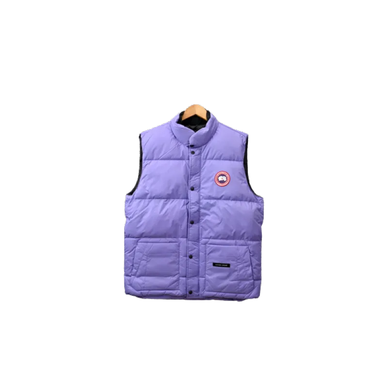 CANADA GOOSE Purple vest down jacket