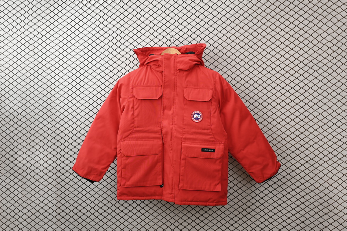 CANADA GOOSE KIDS Red children down jacket