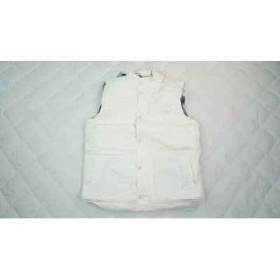 CANADA GOOSE White vest down jacket 01