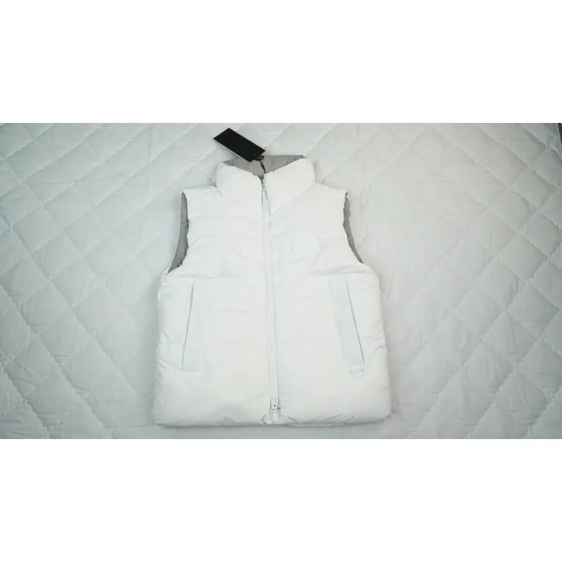 CANADA GOOSE White White vest down jacket