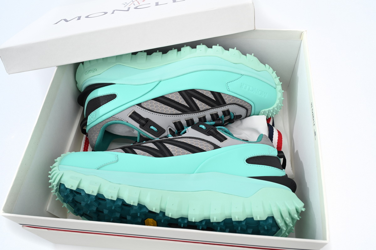 MONCLER GRENOBLE Black light green  Trailgrip GTX Sneakers