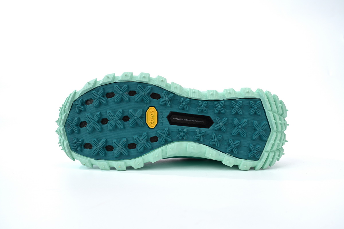 MONCLER GRENOBLE Black light green  Trailgrip GTX Sneakers