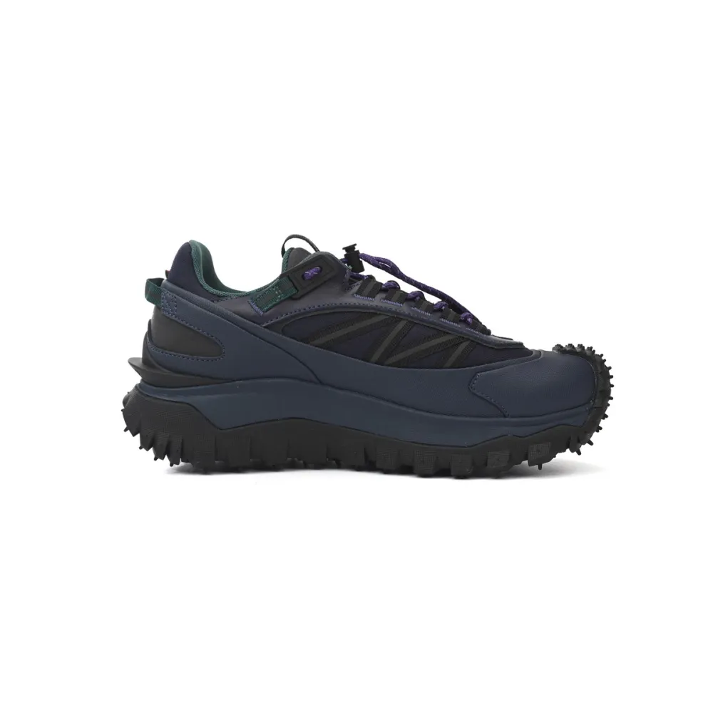 MONCLER GRENOBLE Black Blue Purple Trailgrip GTX Sneakers