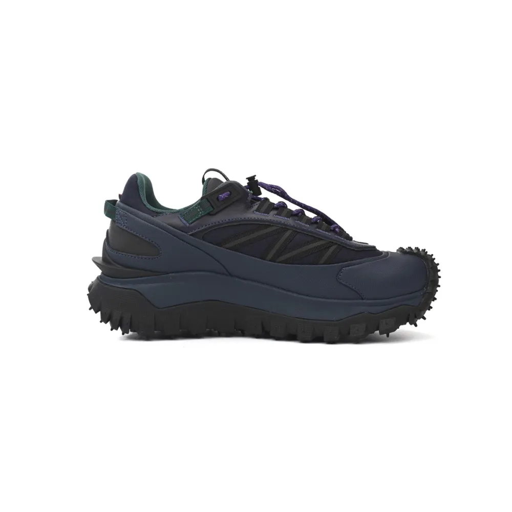  MONCLER GRENOBLE Black Blue Purple Trailgrip GTX Sneakers