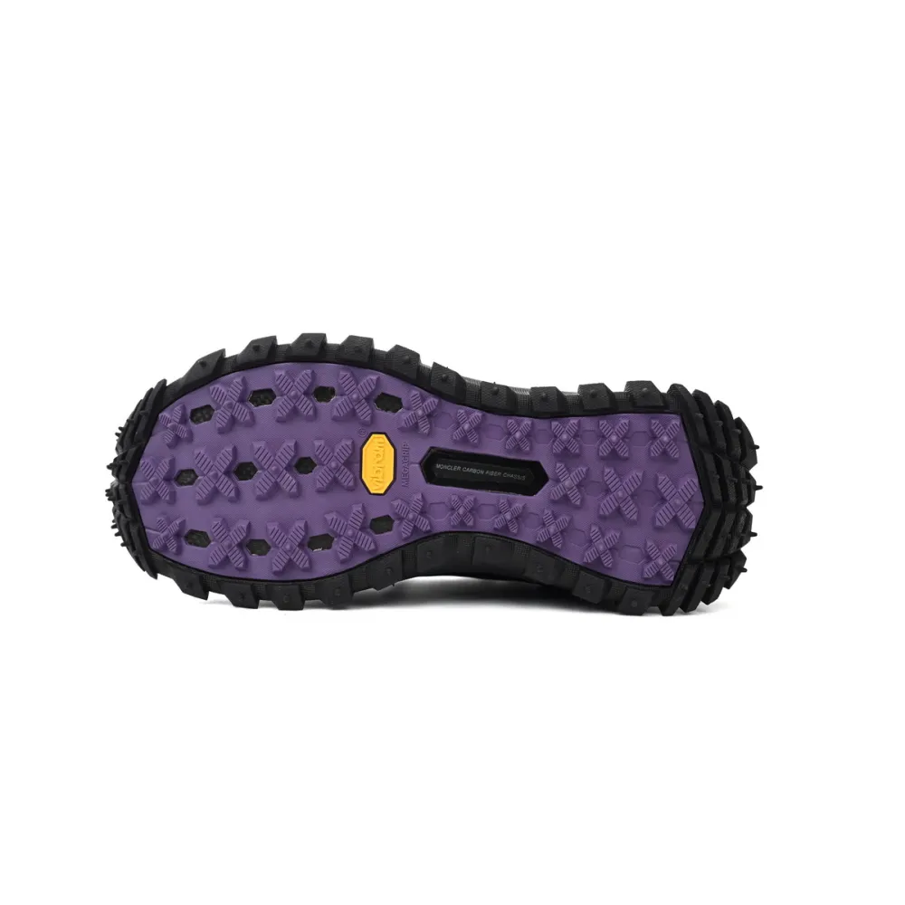  MONCLER GRENOBLE Black Blue Purple Trailgrip GTX Sneakers