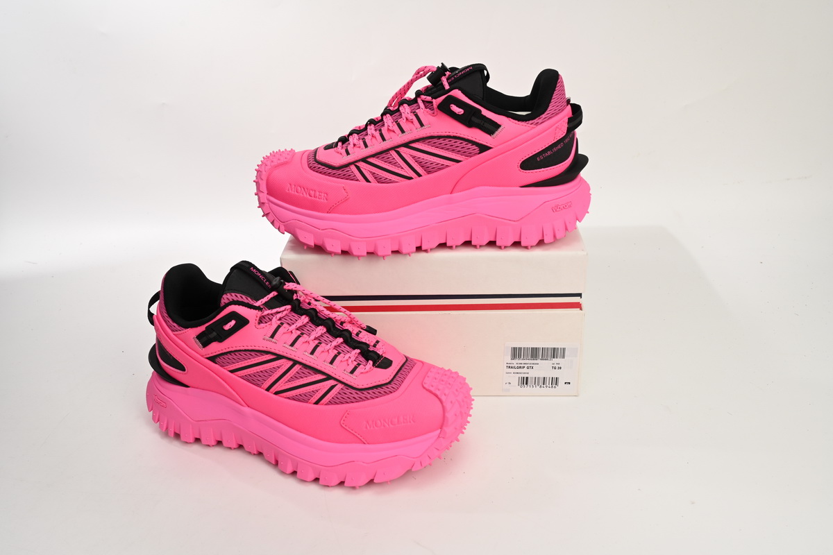 MONCLER GRENOBLE Pink Trailgrip GTX Sneakers