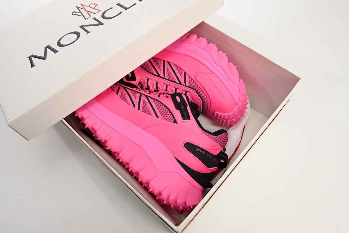 MONCLER GRENOBLE Pink Trailgrip GTX Sneakers