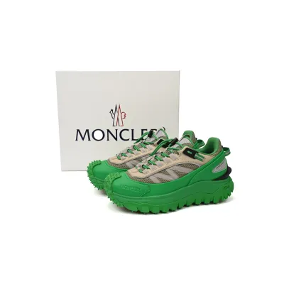 G5 MONCLER GRENOBLE Trailgrip Low Top Sneakers Beige/Green 02