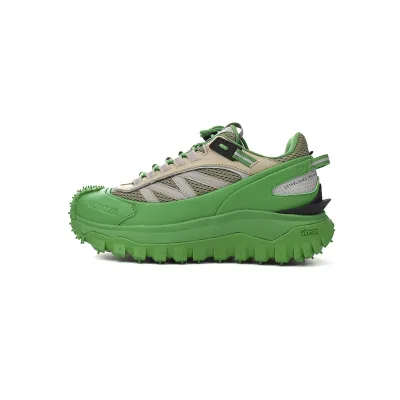 MONCLER GRENOBLE Trailgrip Low Top Sneakers Beige/Green 01