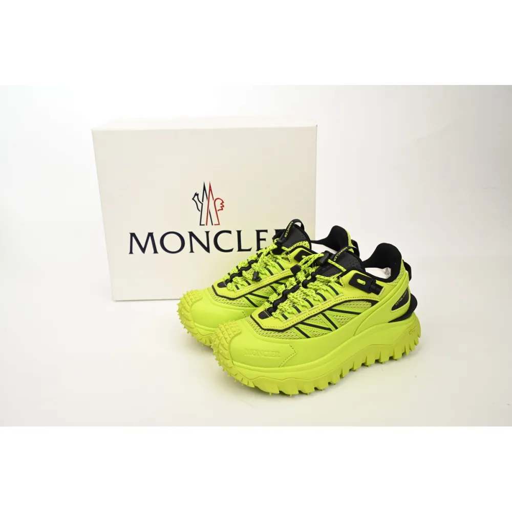 MONCLER Trailgrip leather trainers