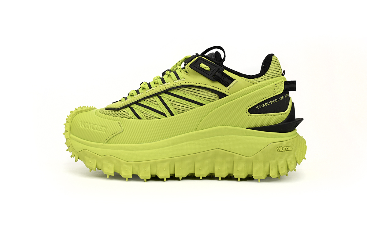 MONCLER Trailgrip leather trainers