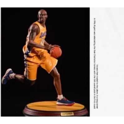 PKGoden  Garage Kit NBA Kobe Bryant figures black Mamba basketball model doll 01