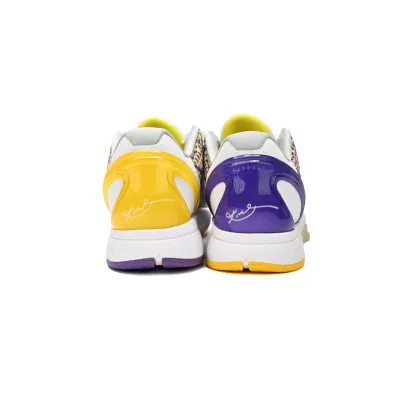 PKGoden  |  Kobe 6 Protro White Purple Yellow CW2190-105 02